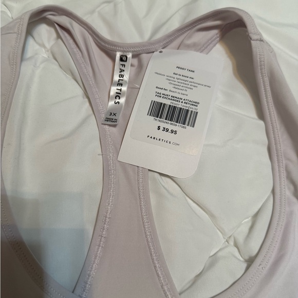 Fabletics Soft Pink Racerback Tank - Picture 2 of 3